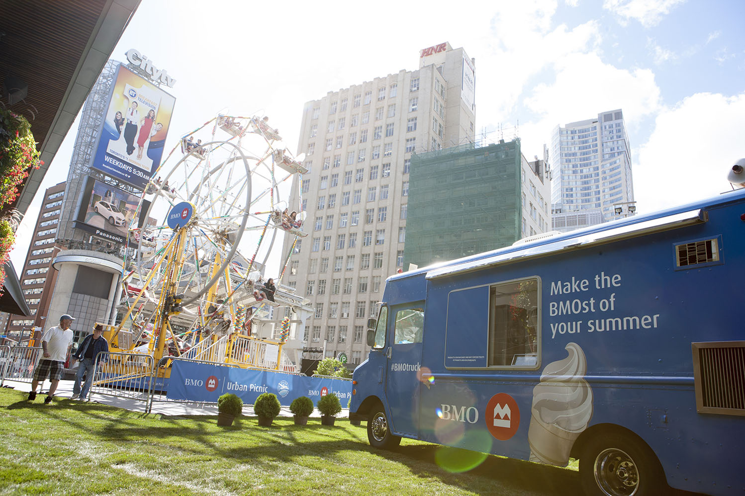 BMO truck and ferris wheel